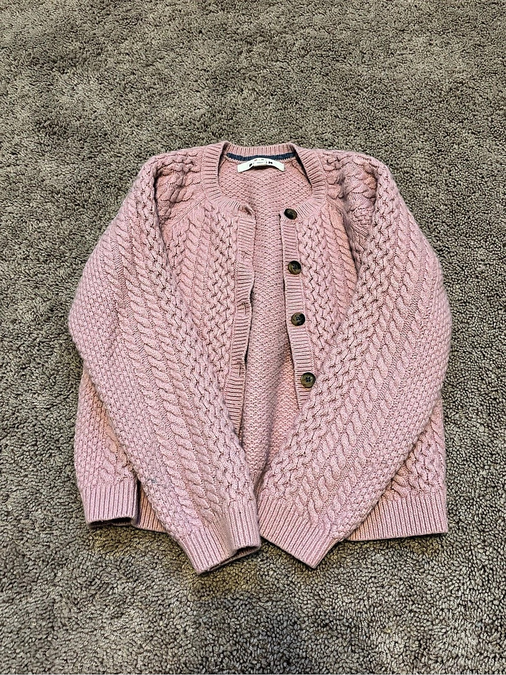 Boden Pink Knit Cardigan Like New